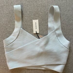 Babaton Iceberg Blue Sculpt Knit Top